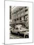 Yellow Taxis Manhattan Winter-Philippe Hugonnard-Mounted Art Print