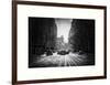 Yellow Taxis on Fifth Avenue Snow in Manhattan-Philippe Hugonnard-Framed Art Print