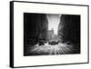 Yellow Taxis on Fifth Avenue Snow in Manhattan-Philippe Hugonnard-Framed Stretched Canvas