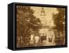 Yellow Temple Huong Tse (China)-John Thomson-Framed Stretched Canvas
