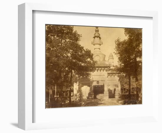 Yellow Temple Huong Tse (China)-John Thomson-Framed Photographic Print