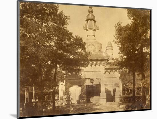 Yellow Temple Huong Tse (China)-John Thomson-Mounted Photographic Print