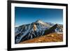 Yellow Tent High In The Mountains Of The Alaskan Range-Lindsay Daniels-Framed Photographic Print