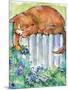 Yellow Tiger Tabby Cat with Mouse-sylvia pimental-Mounted Premium Giclee Print