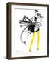 Yellow Tights-Aasha Ramdeen-Framed Art Print