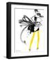 Yellow Tights-Aasha Ramdeen-Framed Art Print