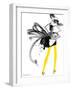 Yellow Tights-Aasha Ramdeen-Framed Art Print