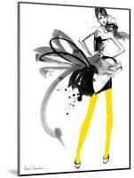 Yellow Tights-Aasha Ramdeen-Mounted Art Print