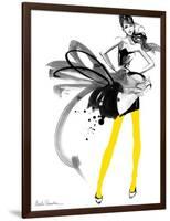 Yellow Tights-Aasha Ramdeen-Framed Art Print