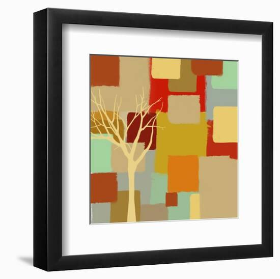 Yellow Tree II-Yashna-Framed Art Print