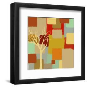 Yellow Tree II-Yashna-Framed Art Print