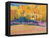 Yellow Trees-Mike Kelly-Framed Stretched Canvas