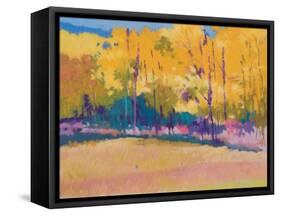 Yellow Trees-Mike Kelly-Framed Stretched Canvas