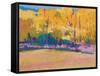 Yellow Trees-Mike Kelly-Framed Stretched Canvas