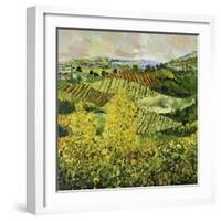 Yellow Trees-Allan P. Friedlander-Framed Art Print