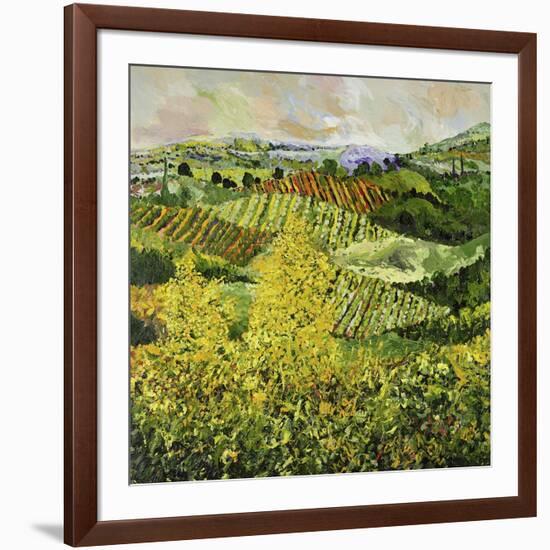 Yellow Trees-Allan P. Friedlander-Framed Art Print