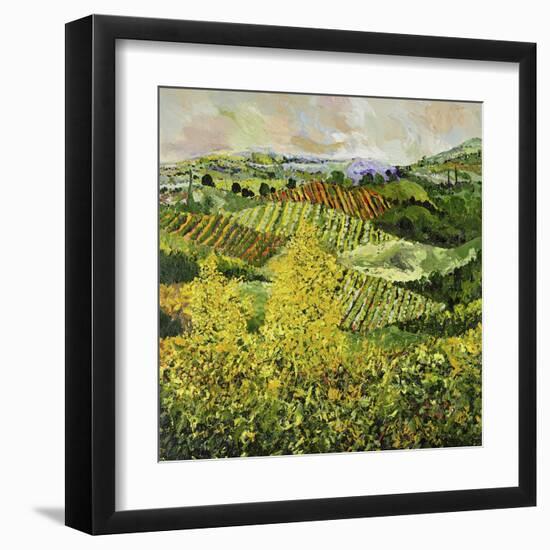 Yellow Trees-Allan P. Friedlander-Framed Art Print