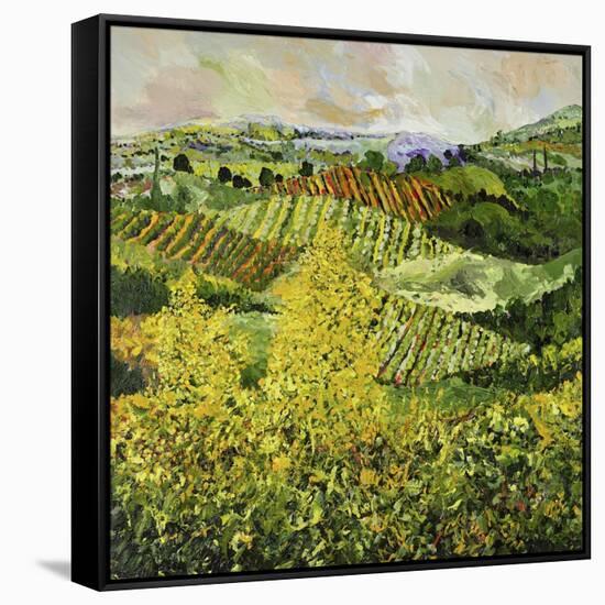 Yellow Trees-Allan P. Friedlander-Framed Stretched Canvas