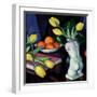 Yellow Tulips and Statuette-Samuel John Peploe-Framed Giclee Print