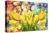 Yellow Tulips Art-Ata Alishahi-Stretched Canvas