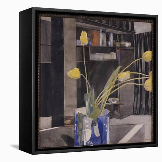 Yellow Tulips, C.1922-23-Charles Rennie Mackintosh-Framed Stretched Canvas