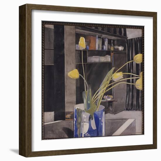 Yellow Tulips, C.1922-23-Charles Rennie Mackintosh-Framed Giclee Print