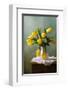 Yellow Tulips in a Vase-null-Framed Premium Giclee Print