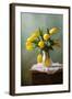 Yellow Tulips in a Vase-null-Framed Art Print