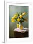 Yellow Tulips in a Vase-null-Framed Art Print