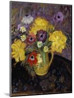 Yellow Tulips; Les Tulipe Jaunes-Frederick Carl Frieseke-Mounted Giclee Print