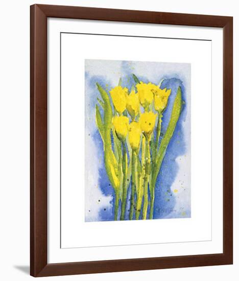 Yellow Tulips-Witka Kova-Framed Art Print