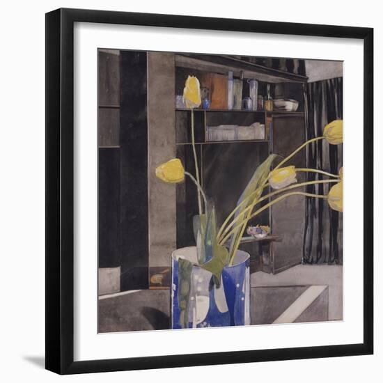 Yellow Tulips-Charles Rennie Mackintosh-Framed Giclee Print