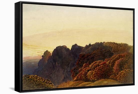 Yellow Twilight-Samuel Palmer-Framed Stretched Canvas