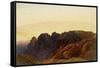 Yellow Twilight-Samuel Palmer-Framed Stretched Canvas