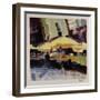 Yellow Umbrellas-Patti Mollica-Framed Giclee Print