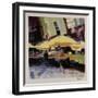 Yellow Umbrellas-Patti Mollica-Framed Giclee Print