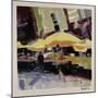 Yellow Umbrellas-Patti Mollica-Mounted Giclee Print