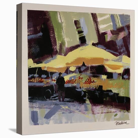 Yellow Umbrellas-Patti Mollica-Stretched Canvas