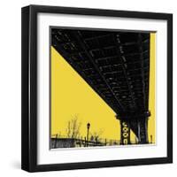 Yellow Underpass-Erin Clark-Framed Giclee Print