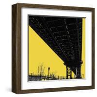 Yellow Underpass-Erin Clark-Framed Giclee Print