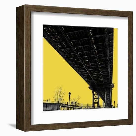 Yellow Underpass-Erin Clark-Framed Art Print