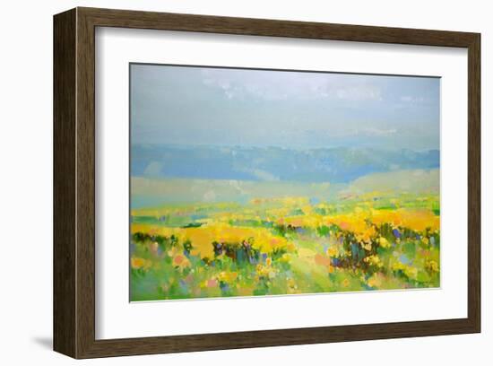 Yellow Valley-Vahe Yeremyan-Framed Art Print