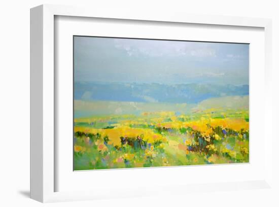 Yellow Valley-Vahe Yeremyan-Framed Art Print