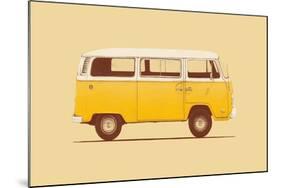 Yellow Van-Florent Bodart-Mounted Giclee Print