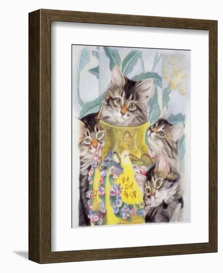 Yellow Vase-Anne Robinson-Framed Giclee Print