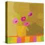Yellow Vase-Phyllis Adams-Stretched Canvas