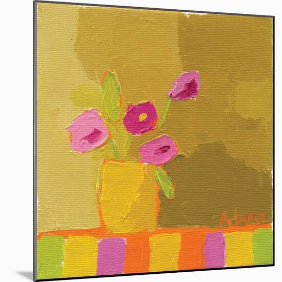 Yellow Vase-Phyllis Adams-Mounted Art Print