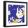 Yellow Violet-Irena Orlov-Framed Art Print