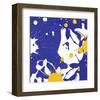 Yellow Violet-Irena Orlov-Framed Art Print