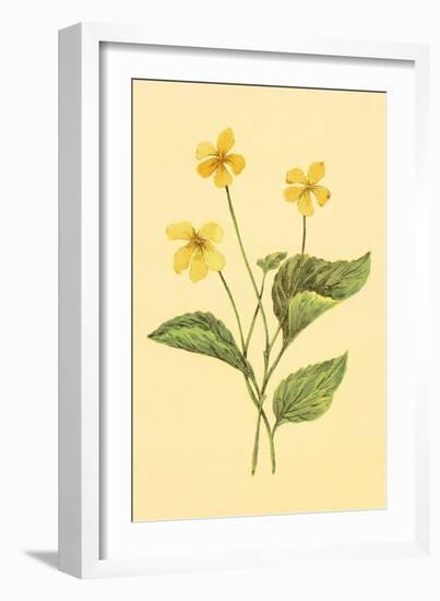 Yellow Violet-null-Framed Art Print
